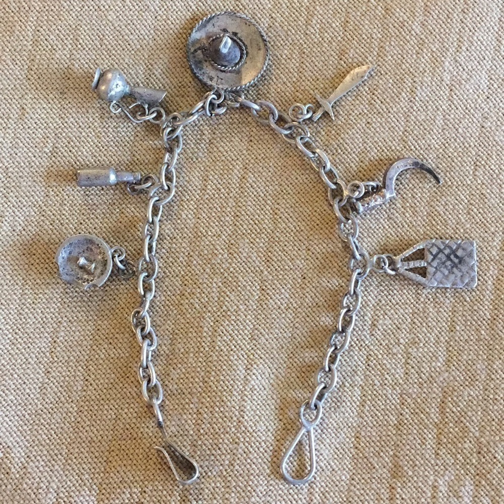 Vintage Mexico Charm Bracelet